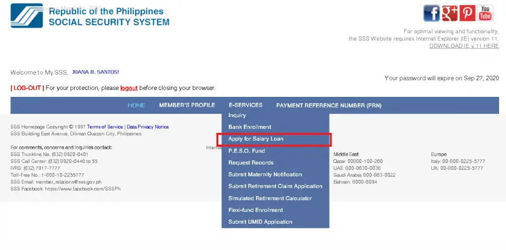 How to Apply for SSS Salary Loan Online? SSS Inquiries