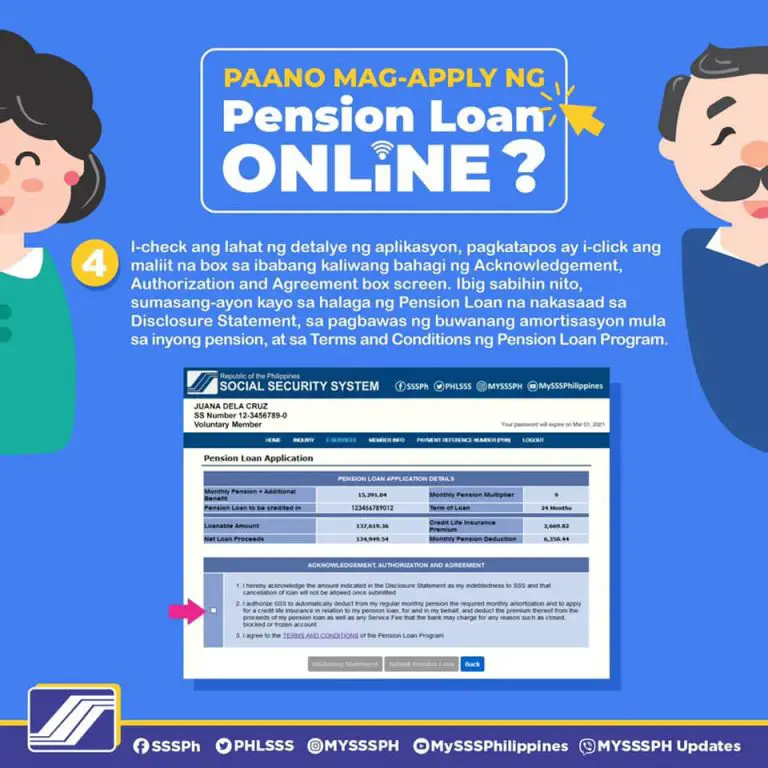How To Apply For SSS Pension Loan 2021 SSS Inquiries