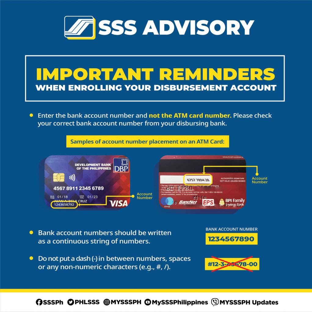 how-to-enroll-your-disbursement-account-on-my-sss-for-your-benefits