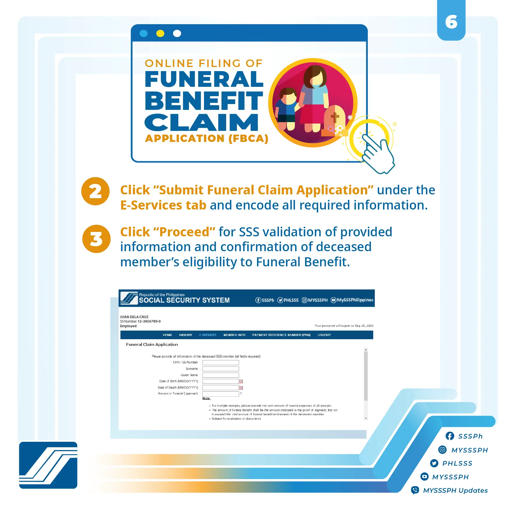 How to file for SSS Funeral Benefit Claim online? SSS Inquiries