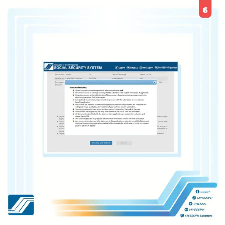 How to Submit Online Sickness Benefit Application thru My.SSS Account