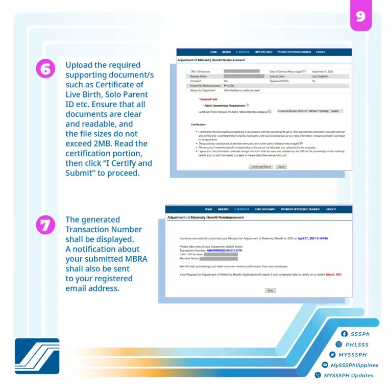 How To File For SSS Maternity Benefit Reimbursement Application For ...