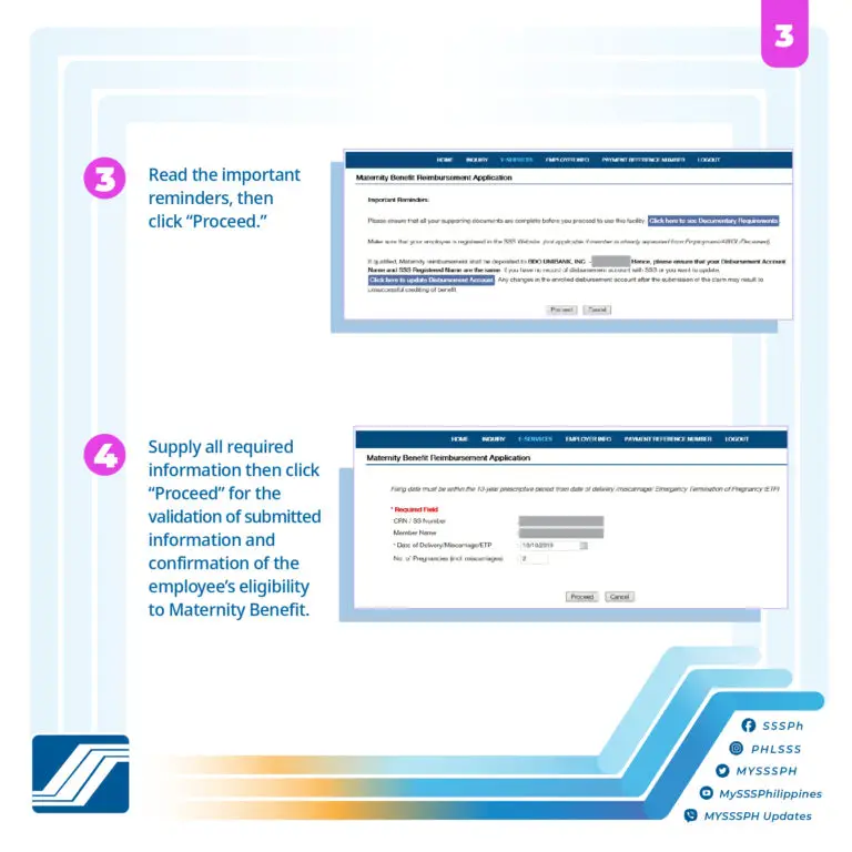 How To File For SSS Maternity Benefit Reimbursement Application For ...