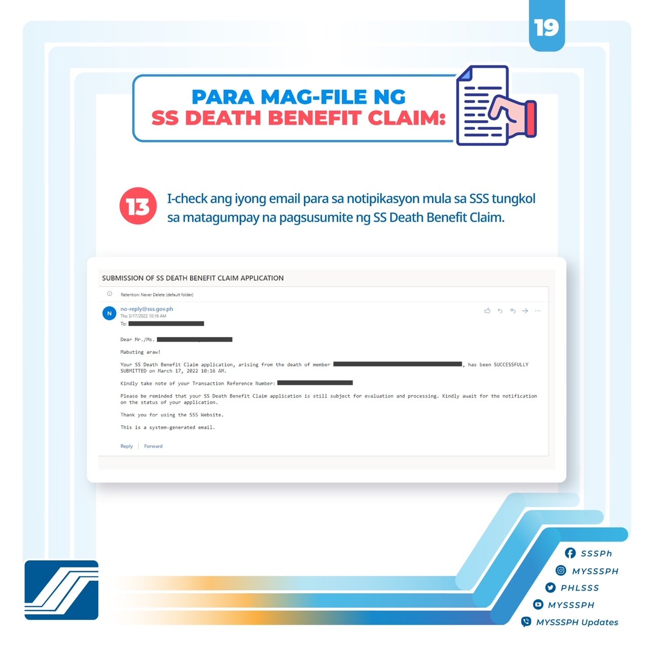 How Can I Claim Sss Death Claim Printable Online